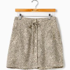 Womens leapord print mini skirt
